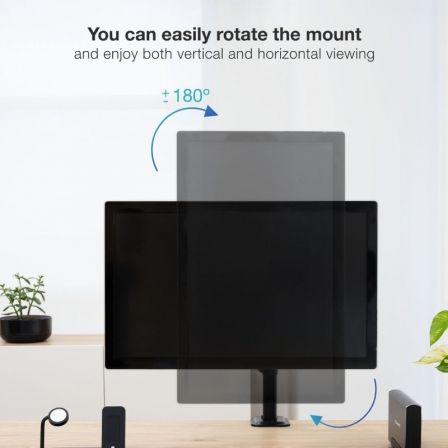 TooQ Soporte de Mesa para Monitor 17-32 pulgadas Negro